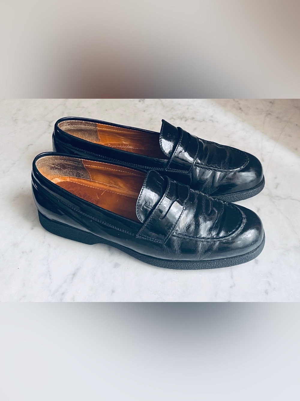 Size 38 (US 8) TOD’S Black Patent Leather Loafers